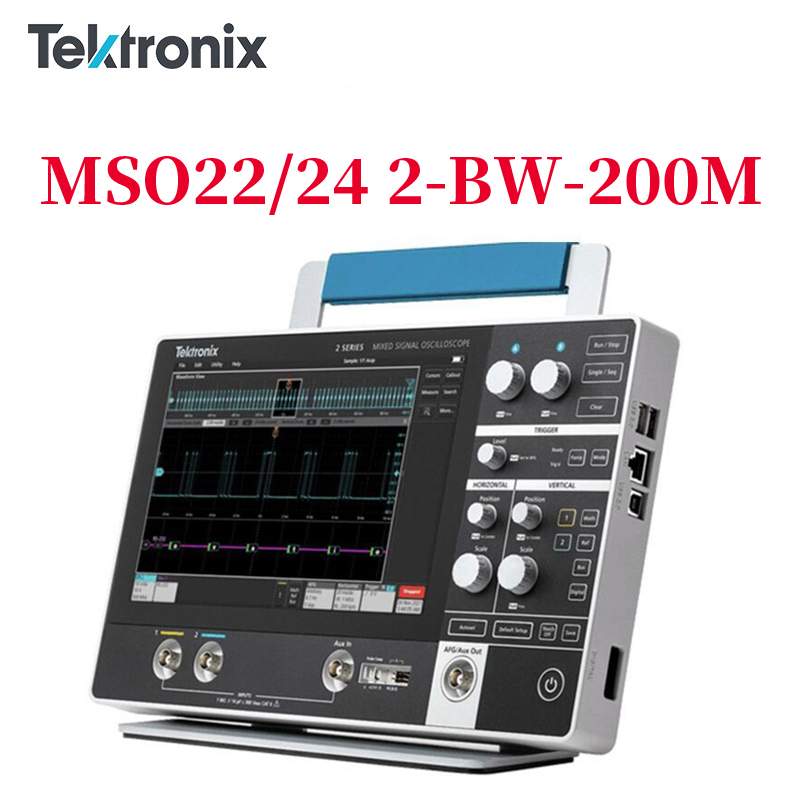 泰克 MSO22 24 2-BW-200M 数字荧光示波器